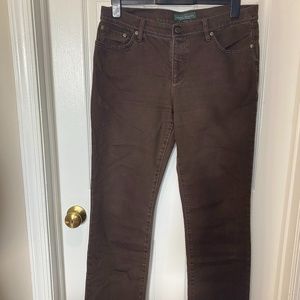 LRL Ralph Lauren Boot Cut Brown Jeans